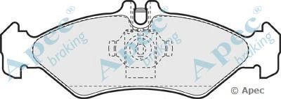 APEC BRAKING pad918 -  Комплект тормозных колодок, дисковый тормоз